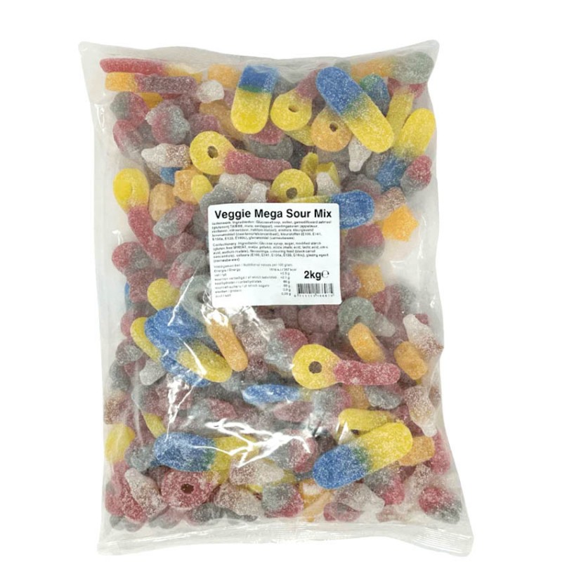 Veggie Mega Sour Mix 2kg Veggie Mega Sour Mix 2kg