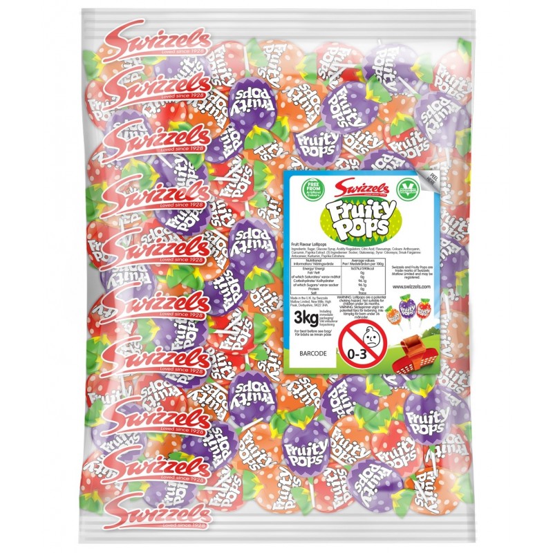 Swizzels Fruity Pops 3KG Swizzels Fruity Pops 3KG