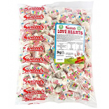 Swizzels Love Hearts Mini Rolls (3KG) Swizzels Love Hearts Mini Rolls (3KG)