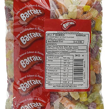 Jelly Babies (3kg) Bags