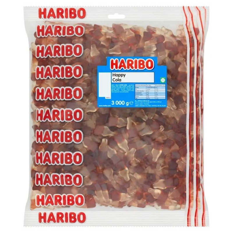 Haribo Happy Cola Bottles (3kg) Haribo Happy Cola Bottles (3kg)