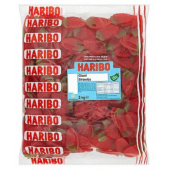 Haribo Giant Strawberries (3kg) Haribo Giant Strawberries (3kg)