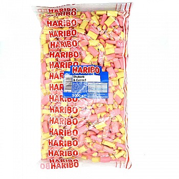 Haribo Rhubarb & Custard (3kg) Haribo Rhubarb & Custard (3kg)