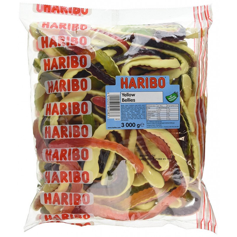 Haribo Yellow Bellies (3kg) Haribo Yellow Bellies (3kg)