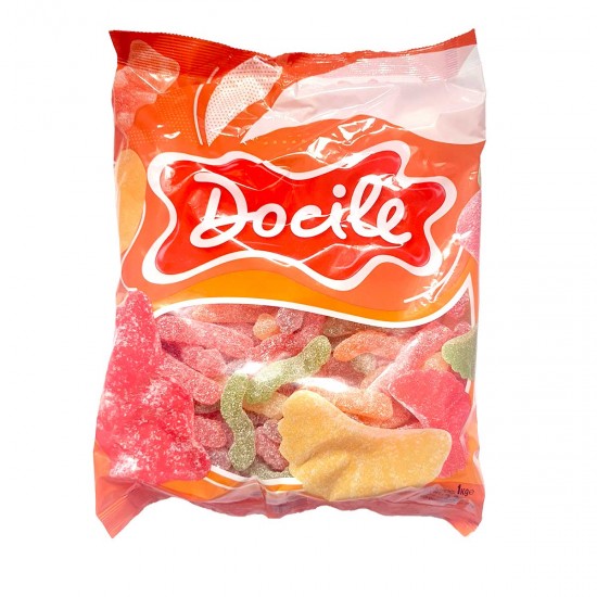 Docile Assorted Sour Worms