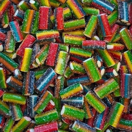 Dulceplus Mini Sour Rainbow Filled Pencils