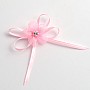 Pink Self-Adhesive Satin Bow With Diamante Flower - 12 Pack Pink Self-Adhesive Satin Bow With Diamante Flower - 12 Pack