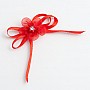 Red Self-Adhesive Satin Bow With Diamante Flower - 12 Pack Red Self-Adhesive Satin Bow With Diamante Flower - 12 Pack