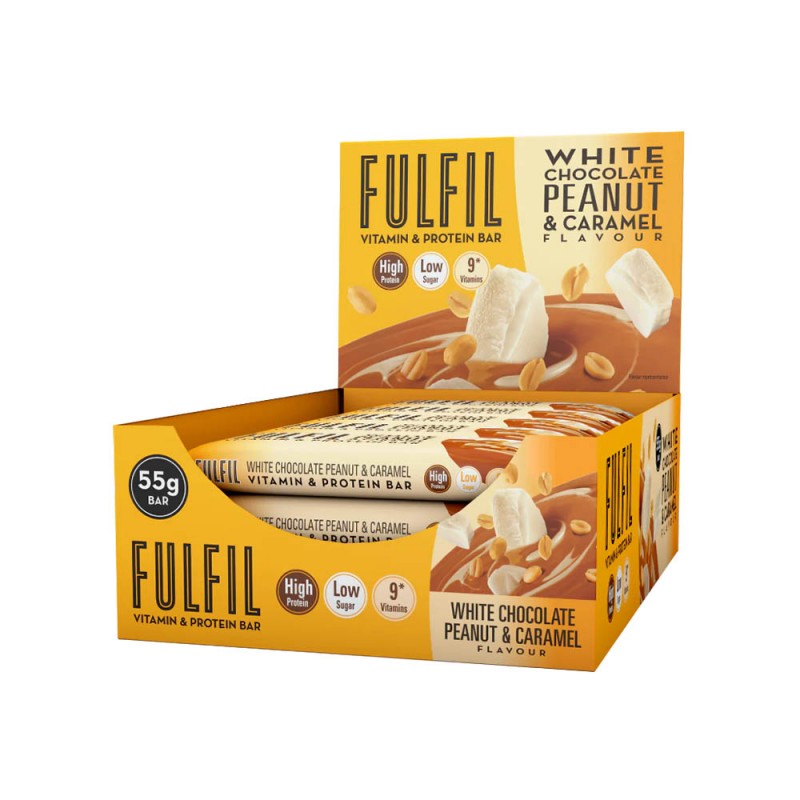 Fulfil White Chocolate Peanut & Caramel (55g) Fulfil White Chocolate Peanut & Caramel (55g)