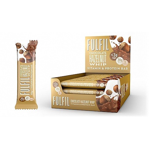 Fulfil Chocolate Hazelnut Whip Bar (20g) Fulfil Chocolate Hazelnut Whip Bar (20g)