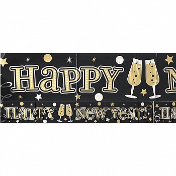 Happy New Year Banner - Foil - 2.7m