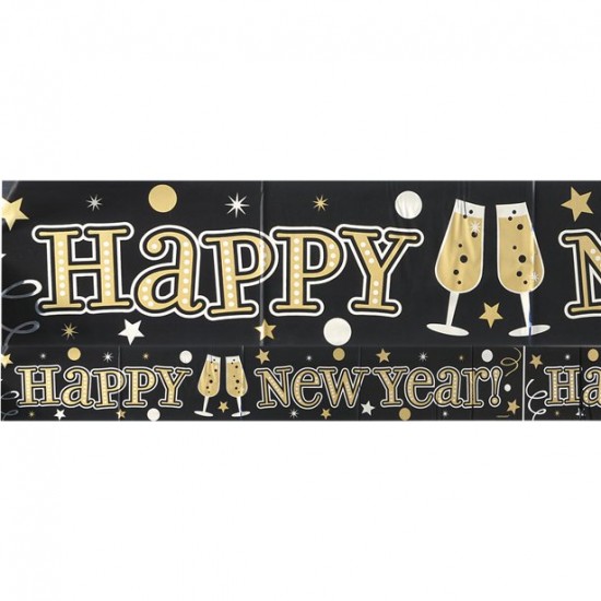 Happy New Year Banner - Foil - 2.7m