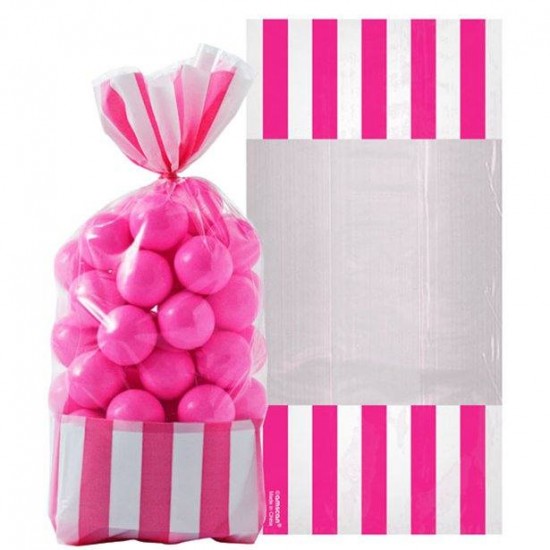 Bright Pink Cello Sweet Bags - 27cm