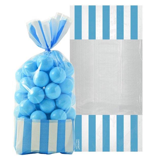 Caribbean Blue Cello Sweet Bags - 27cm Caribbean Blue Cello Sweet Bags - 27cm