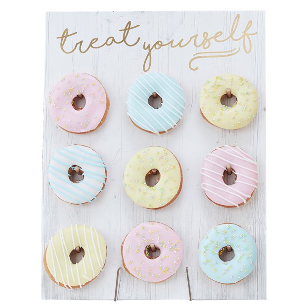 Treat Yourself Donut Wall