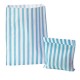 Light Blue Candy Stripe Paper Bags