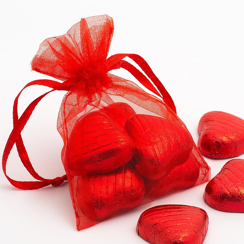 Red organza bags – 3″x4″ (7.5cm x 10cm) – pack of 10 Red organza bags – 3″x4″ (7.5cm x 10cm) – pack of 10