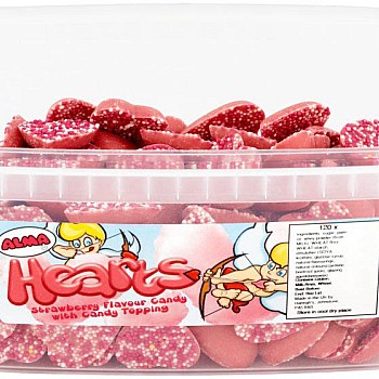 Alma Pink Strawberry Hearts (120 count)