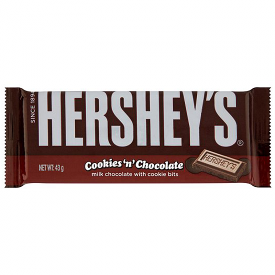 Hersheys Chocolate Cookie Bar 43g