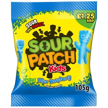 Sour Patch Kids Blue Raspberry Candy 105g Sour Patch Kids Blue Raspberry Candy 105g