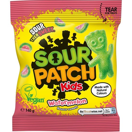 Sour Patch Watermelon 140g Bags