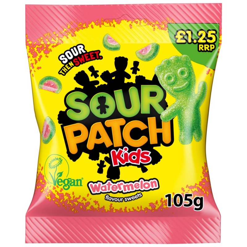 Sour Patch Kids Watermelon Candy 105g Sour Patch Kids Watermelon Candy 105g