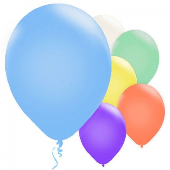 Assorted Colours Balloons - 11 Pearl Latex