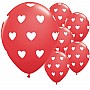 Big Red Hearts Valentine's Balloons - 11" Latex Big Red Hearts Valentine's Balloons - 11" Latex