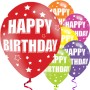 Happy Birthday Balloons - 11" Latex (6pk)