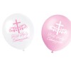 First Holy Communion Pink Balloons 12" (8pk)