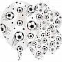 Football Print Balloons - 11'' Latex (6pk)