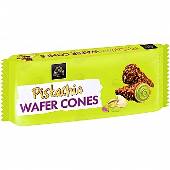 Bardollini Pistachio Wafer Cones - 100g Bardollini Pistachio Wafer Cones - 100g