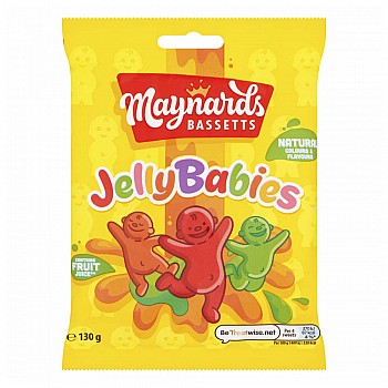 Maynards Bassetts Jelly Babies Bag