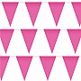 Bright Pink Plastic Bunting - 10m (each) Bright Pink Plastic Bunting - 10m (each)
