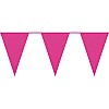 Giant Bright Pink Plastic Bunting - 10m (each)