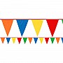 Multi Coloured Giant Plastic Bunting - 36m 