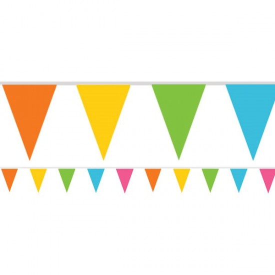 Multicoloured Paper Bunting - 4.5m (each)