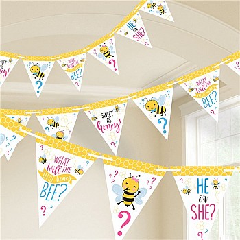 What Will It Be Paper Bunting - 4.6m What Will It Be Paper Bunting - 4.6m
