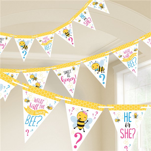 What Will It Be Paper Bunting - 4.6m What Will It Be Paper Bunting - 4.6m