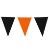 Giant Black and Orange Bunting - 10m (each) Giant Black and Orange Bunting - 10m (each)