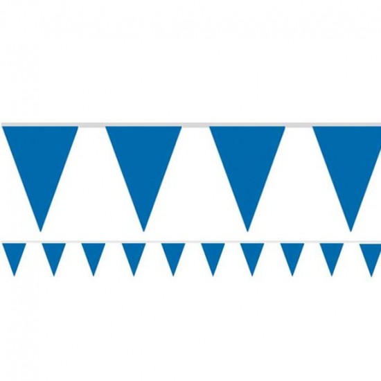 Royal Blue Paper Bunting - 4.5m (each)
