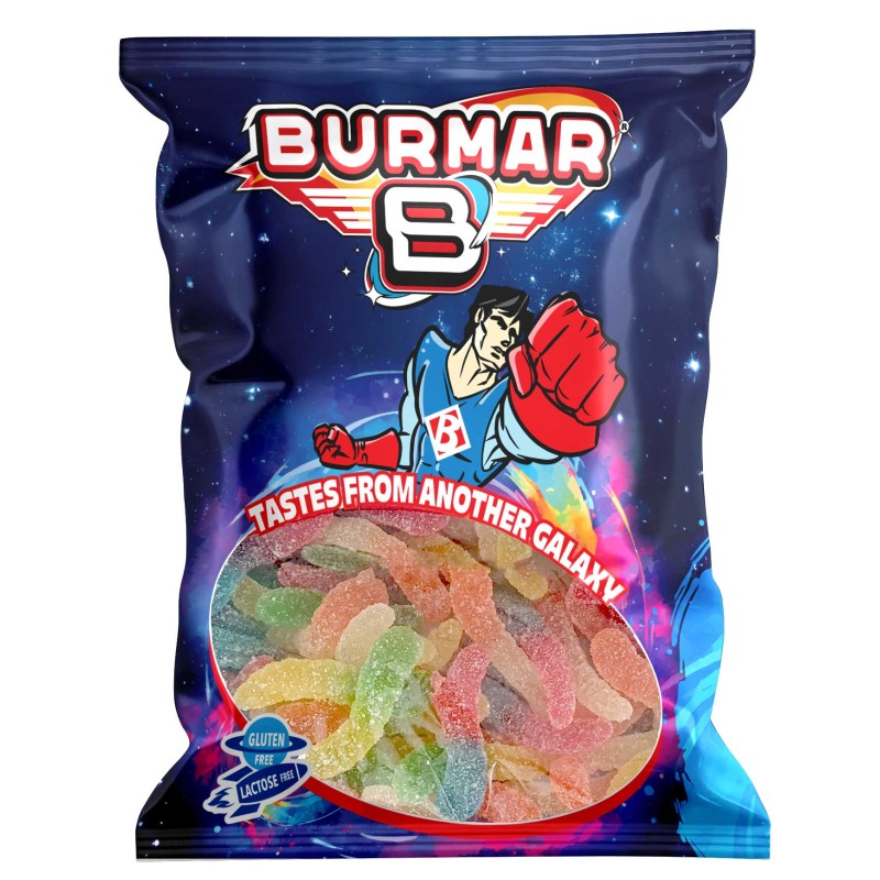 Burmar Sour Assorted Worms 1kg Burmar Sour Assorted Worms 1kg