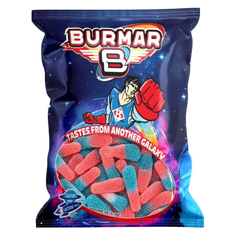 Burmar Sour Bubblegum Bottles 1kg Burmar Sour Bubblegum Bottles 1kg