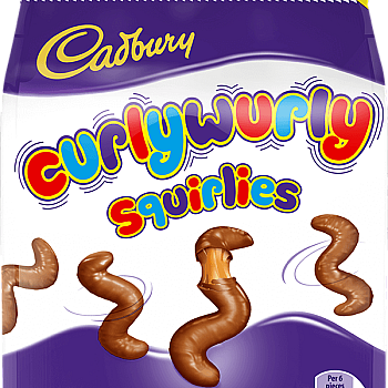 Cadbury Curly Wurly Squirlies Pouch Bag (110g)