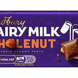 Cadburys  Wholenut bar (48x54g)