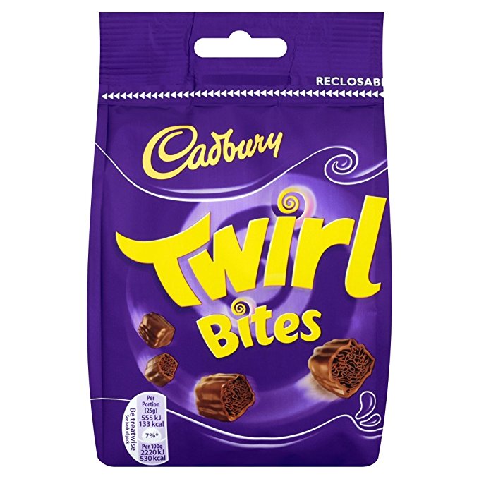 Cadbury Twirl Bites Pouch (109g) Cadbury Twirl Bites Pouch (109g)