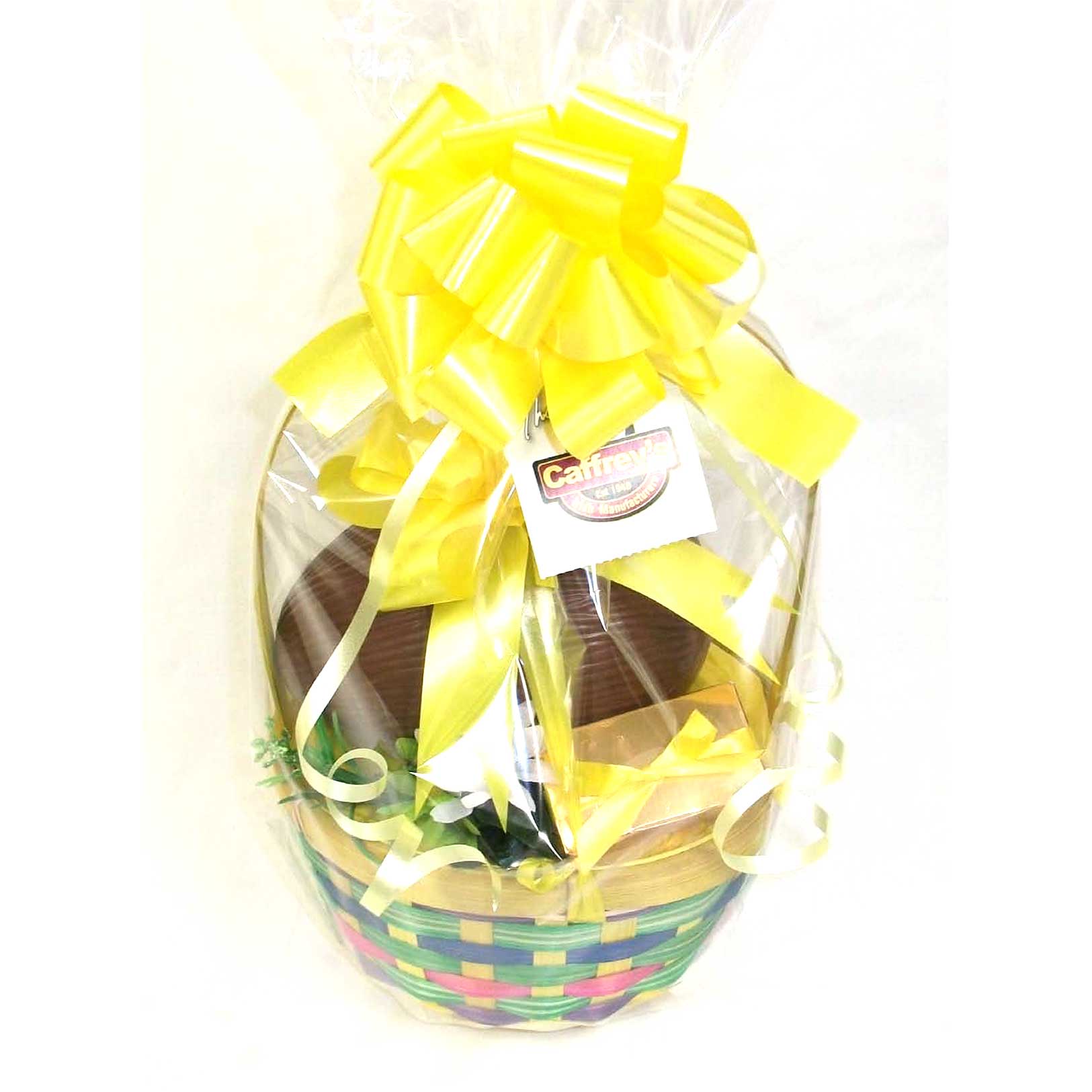 Egg Pouches Gift Wrap Yellow Basket Easter Baskets Grass