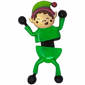 Christmas Elf Window Tumblers - 8cm Christmas Elf Window Tumblers - 8cm