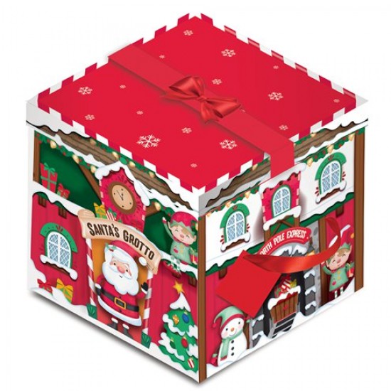 Santas Grotto Christmas Gift Box - 28cm