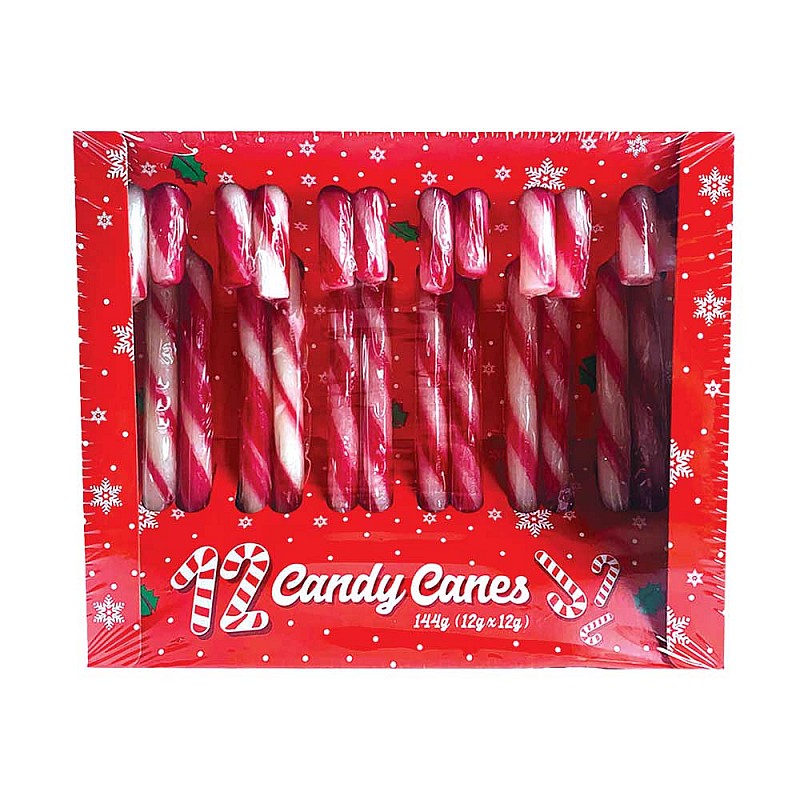 Christmas Candy Red and White Canes (12pk)